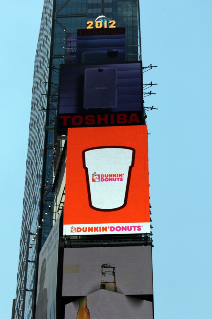 Dunkin' Donuts Times Square Billboard
