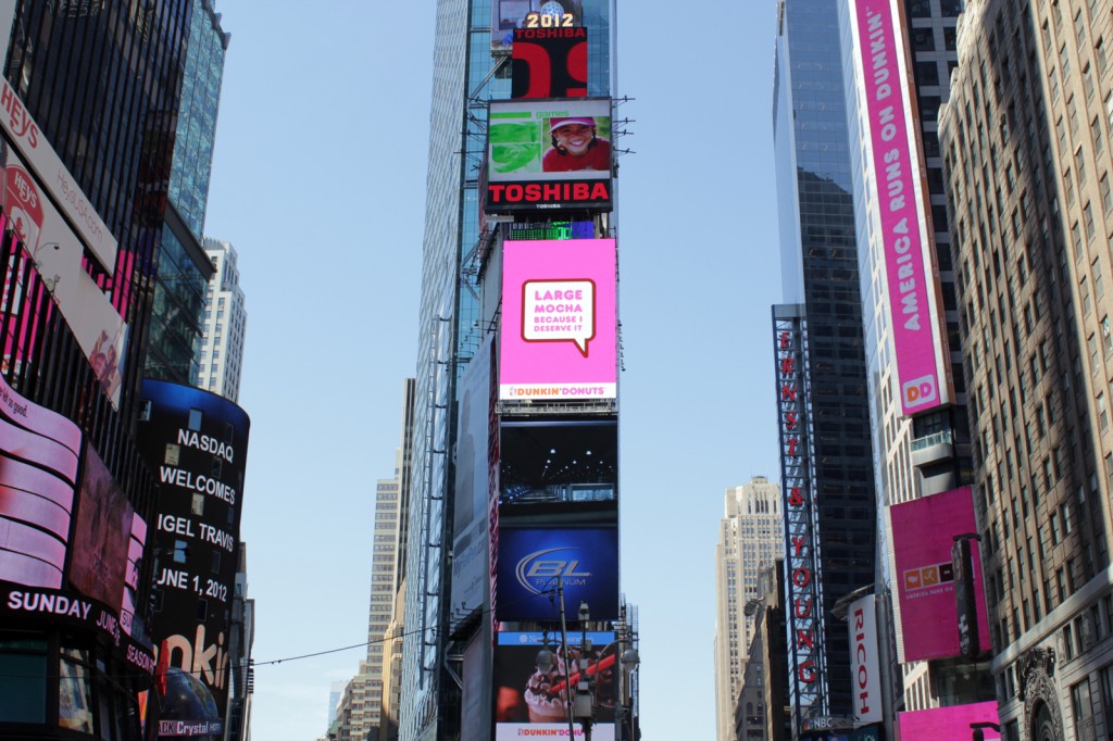 Dunkin' Donuts Times Square Takeover