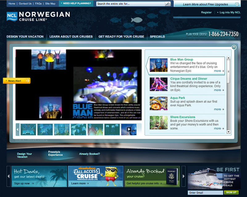Norwegian Cruise Line - Video Large