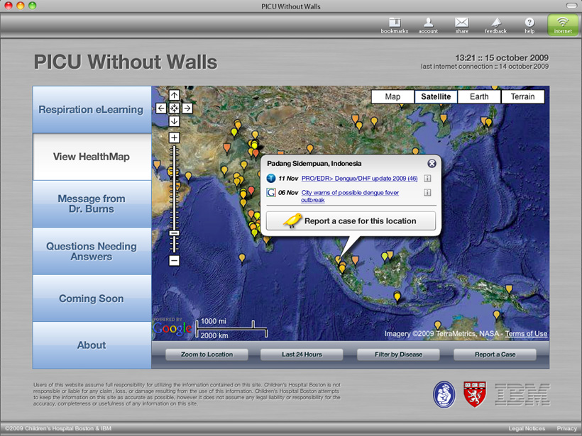 PICU Healthmap